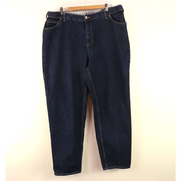 Lands' End Concealed side Expandable Elastic Waistband Jeans size 18W - Picture 1 of 7